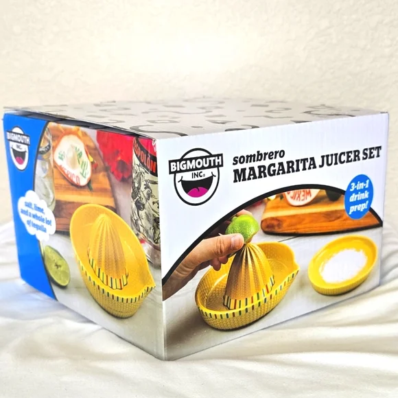 NIB BigMouth Inc. Sombrero Margarita Juicer Set - Picture 2 of 5
